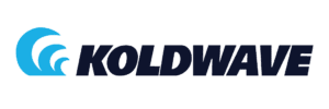 Koldwave logo with blue wave icon
