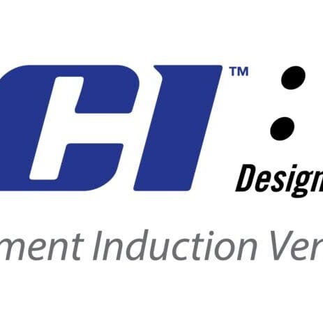 A logo for ici design group